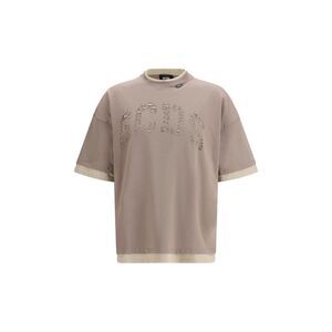 GCDS Brown Cotton Men's T-Shirt